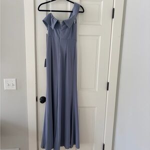 Lulu's One Shoulder Lavender Dress